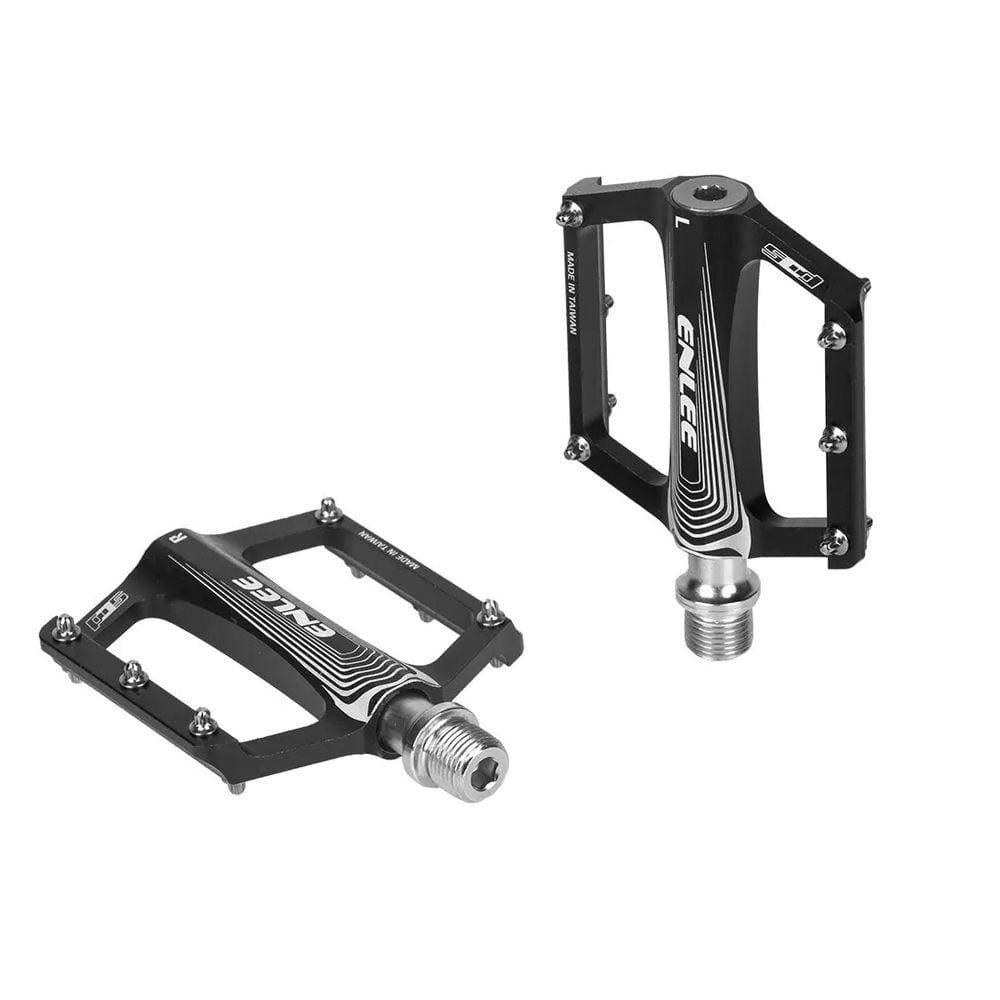 Pedal Aluminio DH Enlee Preto - Rolamentado