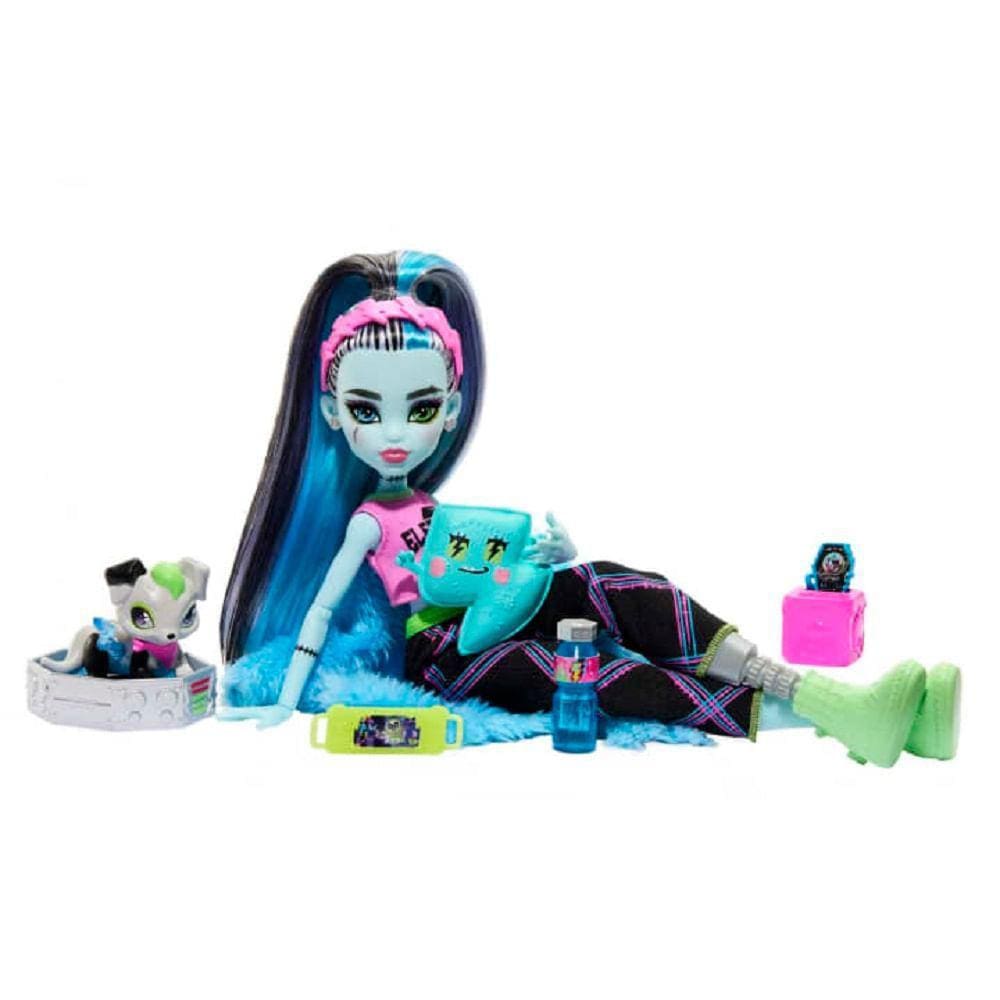 Boneca Monster High Frankie Choque Eletrizante Mattel R$ 179.99