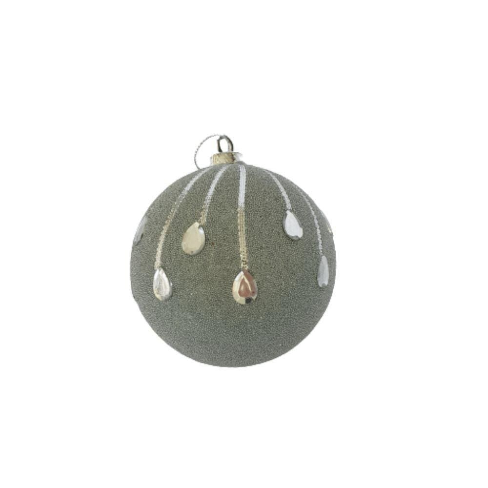 Bolas Decorativas De Natal Kit Com 3 Unidades Kit 3 Pçs.