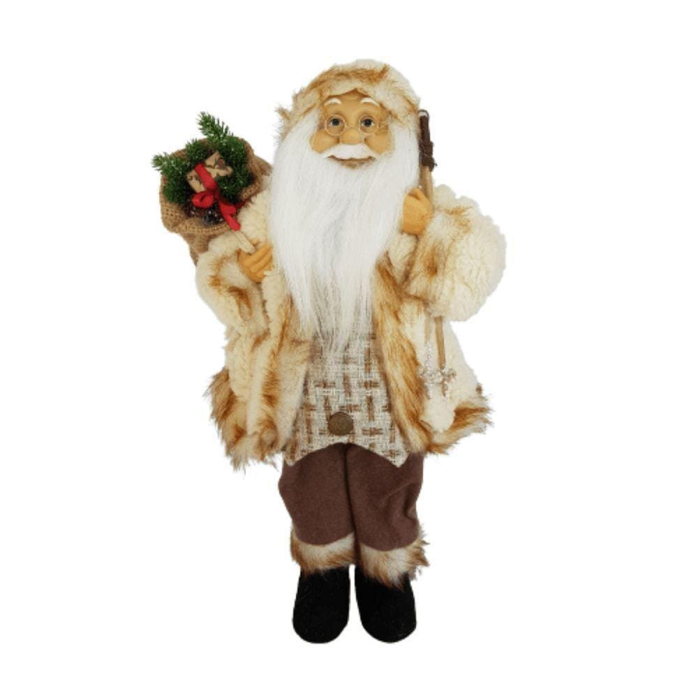 Papai Noel Com Saco De Presentes 45cm. 45cm