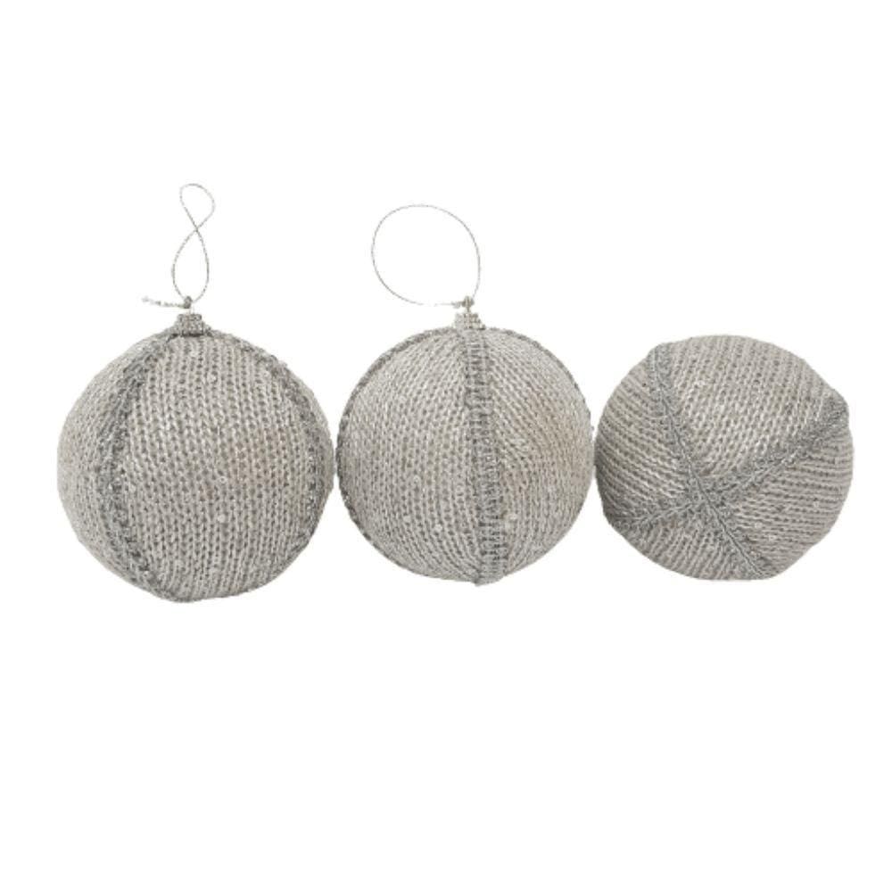 Bola De Natal Kit Com 3 Unidades Kit 3 Pçs.