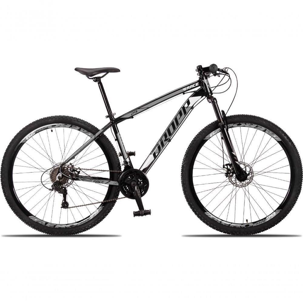 Bicicleta Dropp Sx Race T17 Aro 29 Susp. Dianteira 24 Marchas - Cinza/preto