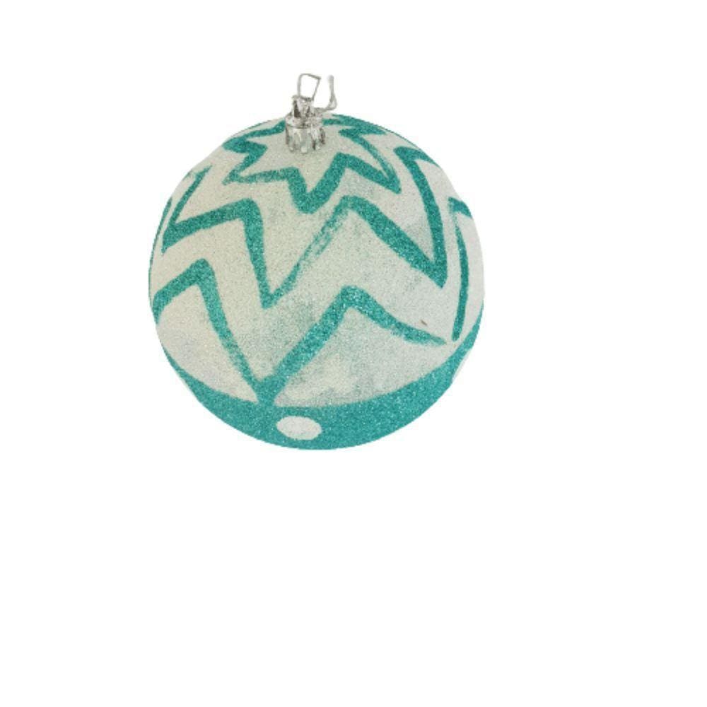 Bolas De Natal Kit Com 2 Unid. 12cm Diâmetro