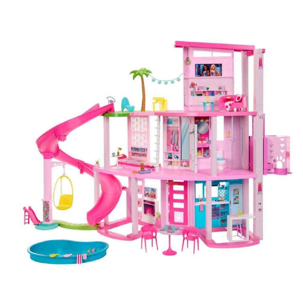 Barbie Casa Dos Sonhos Com Escorregador - Mattel