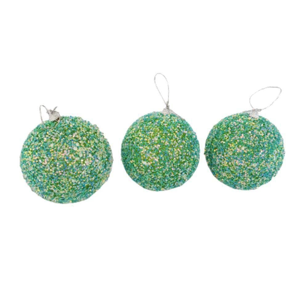 Bolas De Natal Kit Com 3 Unid 3 Pçs