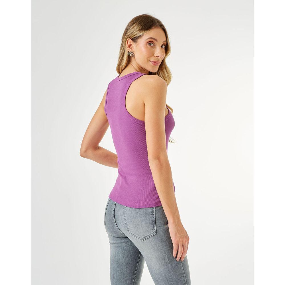 Regata Zinzane Feminino Rib - Roxo