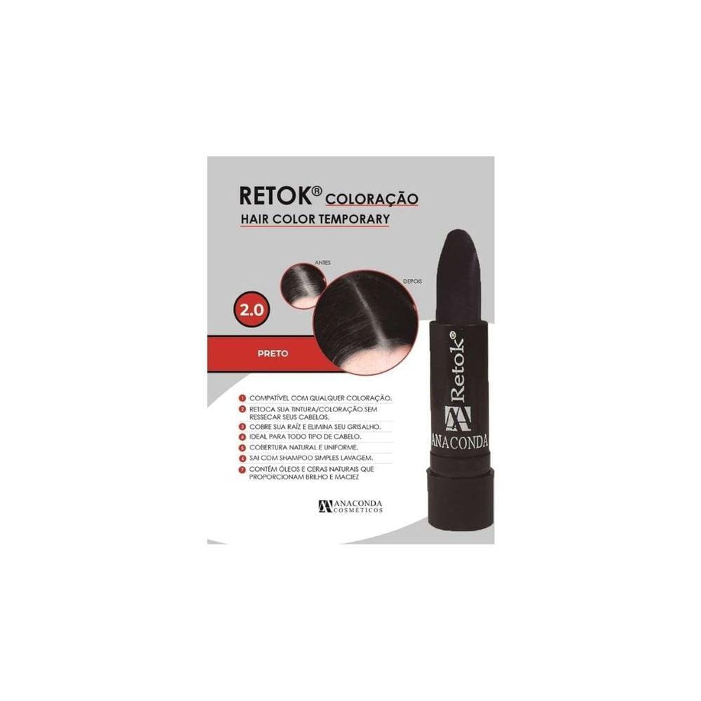Retok de Coloraçao Anaconda 3g - 2.0 Preto