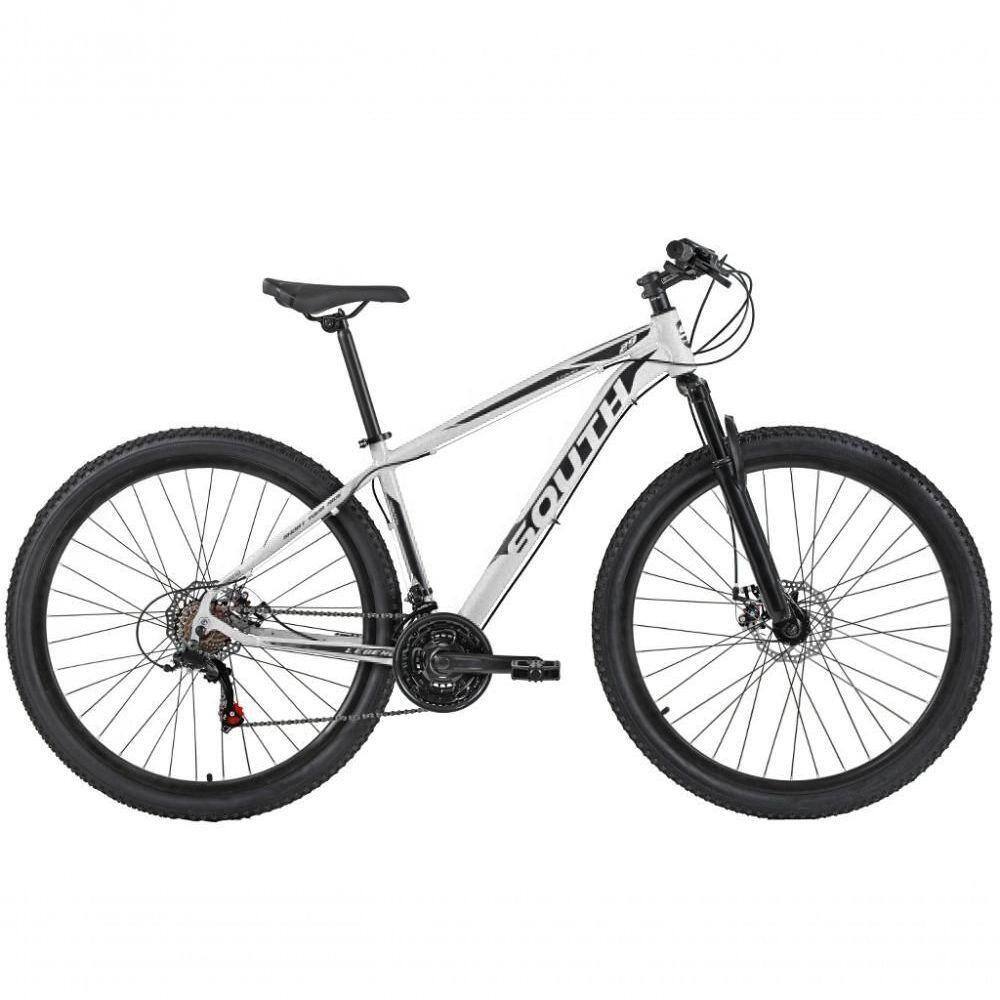 Bicicleta Aro 26 Gts Feel Freio À Disco 21 Marchas - Branco+Vermelho