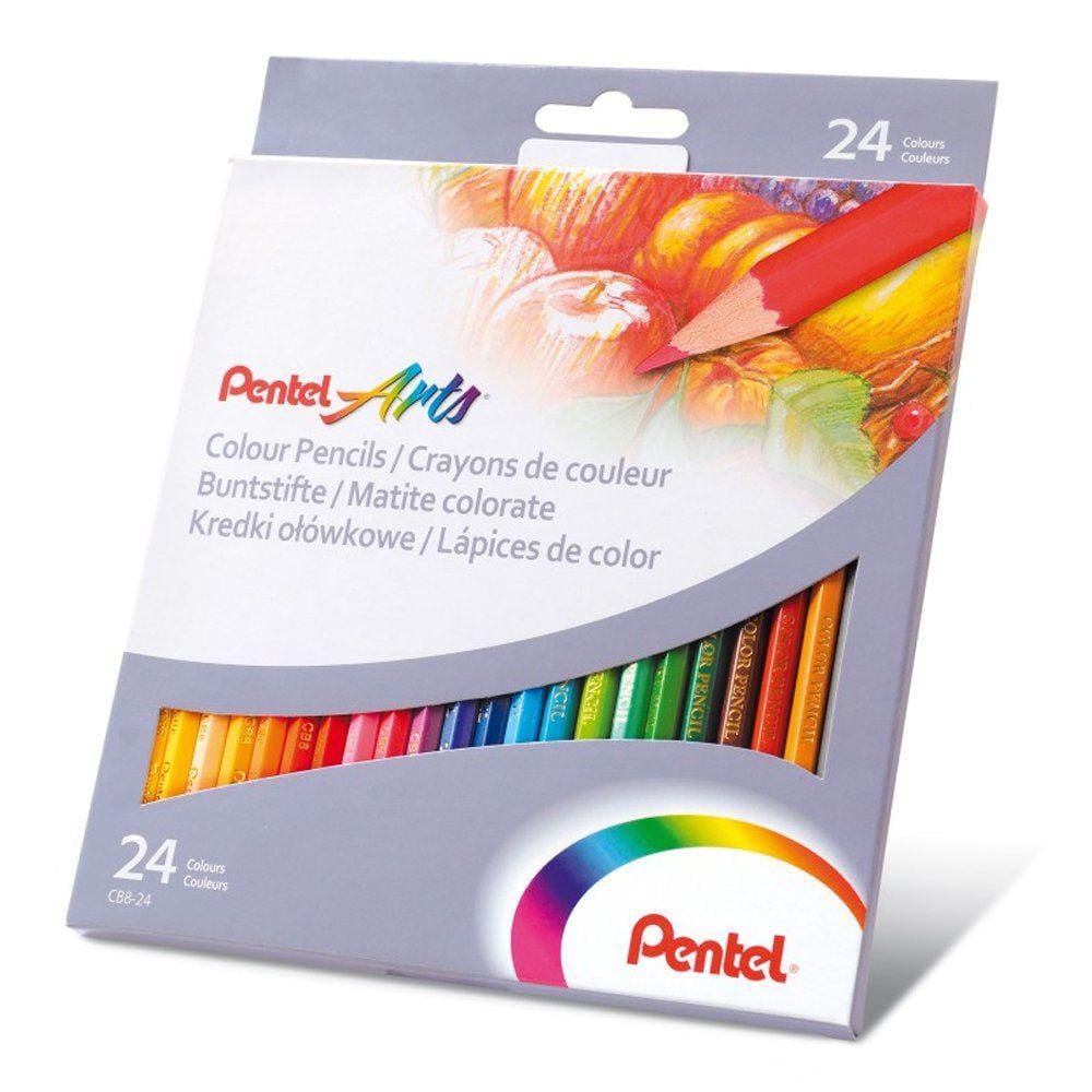 Lápis De Cor Pentel Arts Com 24 Cores