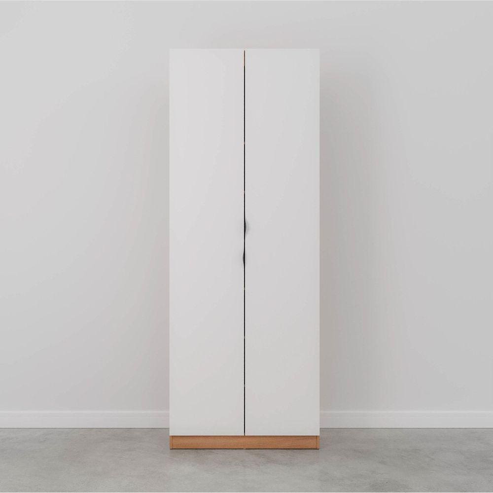 Sapateira Modular Hera 2 Portas CabeCasa MadeiraMadeira Branco Geada/Louro/Preto