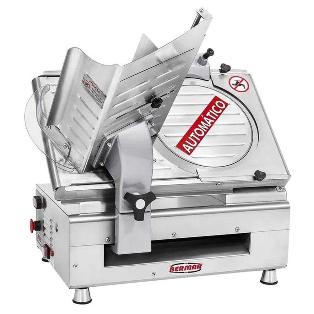 Cortador de Frios Automático Lâmina 330mm em Aço Inox Bivolt Bermar