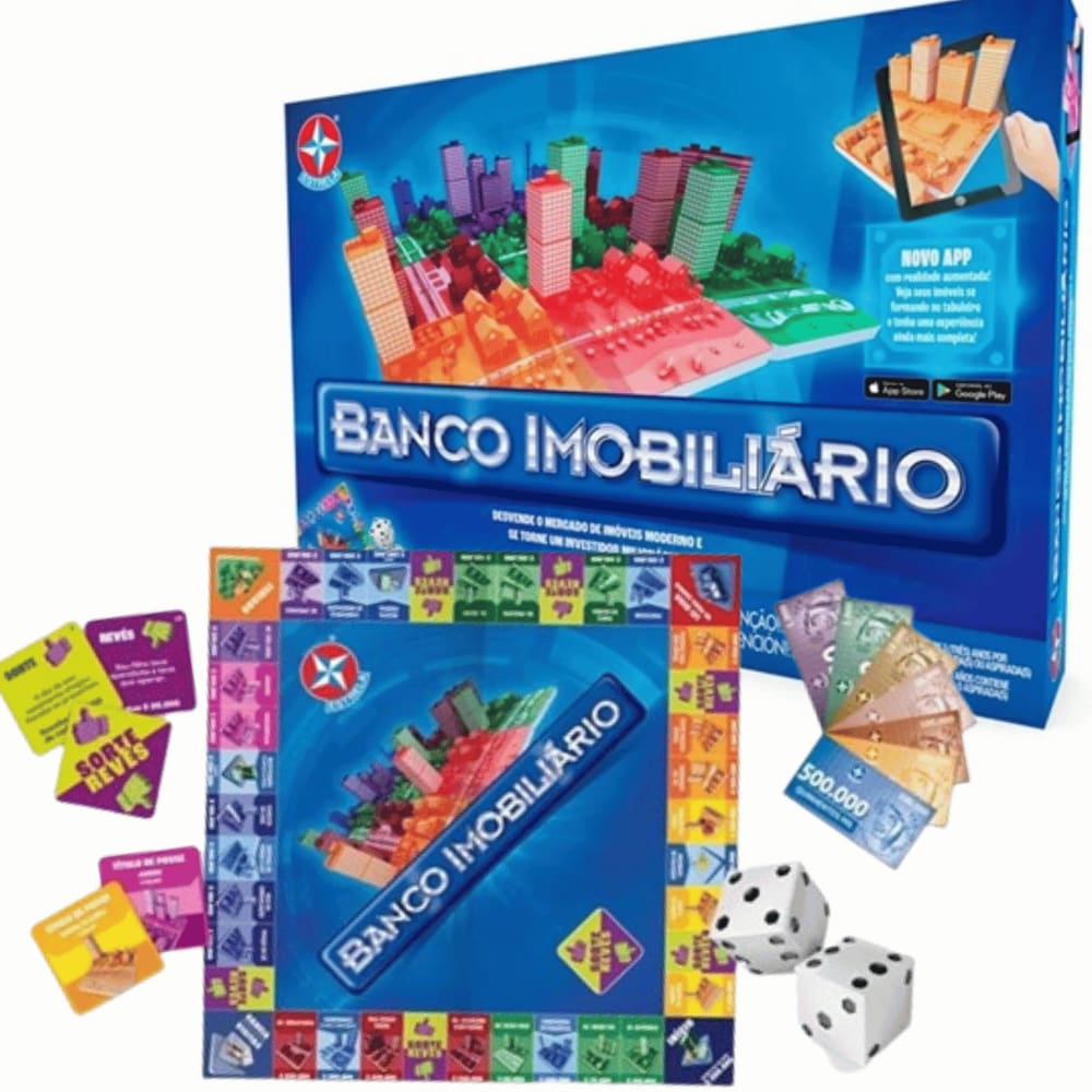 Jogo Tabuleiro Banco Imobiliário Realidade Aumentada Estrela