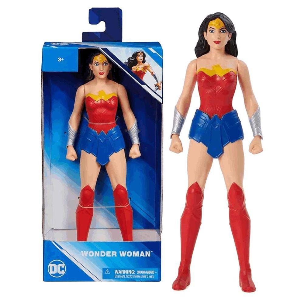 Boneco Articulado Mulher Maravilha Liga da Justiça 24cm