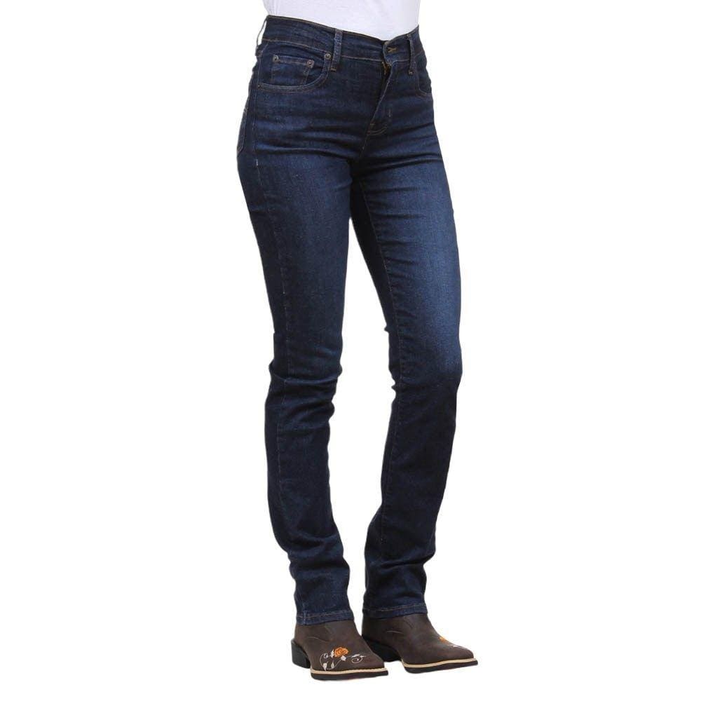 Calça Jeans Feminina Azul Rise Slim 724 Levi`s 33840