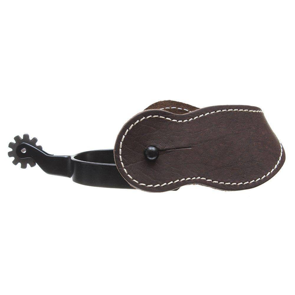 Espora Quarto de Milha Fixa com Correia de Couro Bronc-Steel 32803