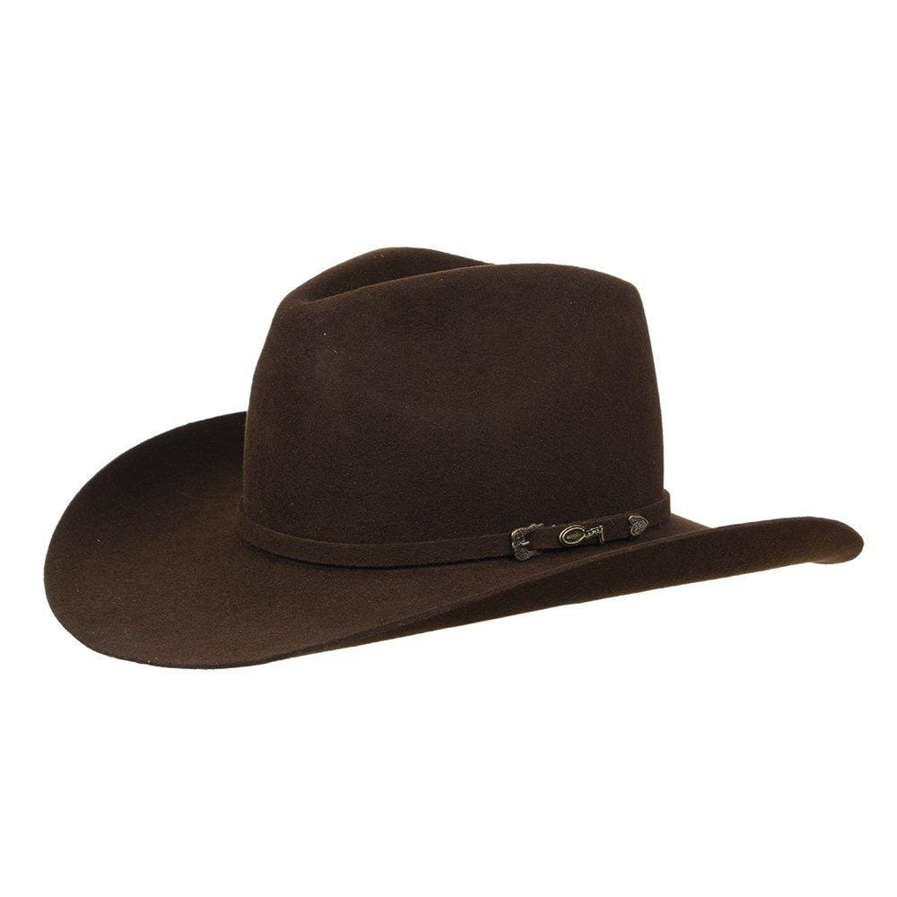Chapéu Country de Feltro Chocolate Cury 33484