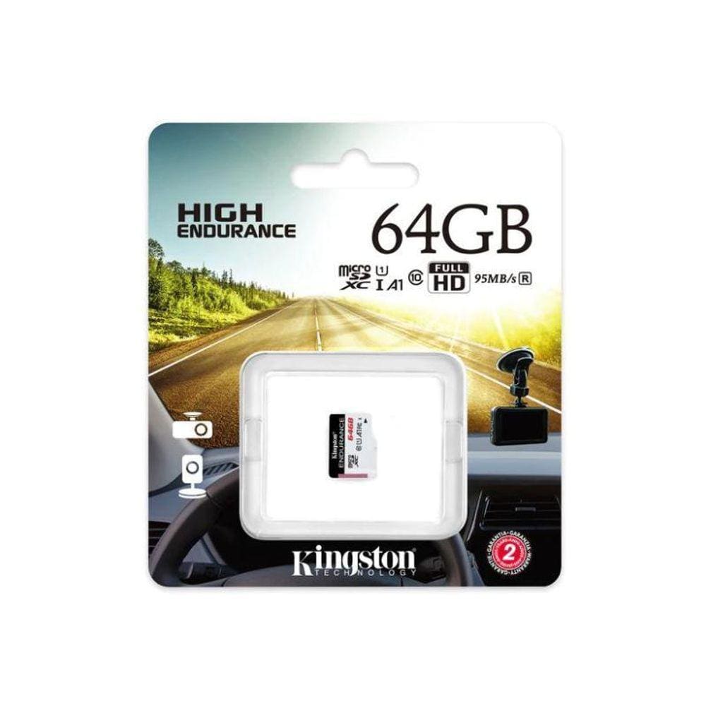 Cartao Micro Sd 64Gb Kingston Endurance Classe 10 Sdce/64Gb