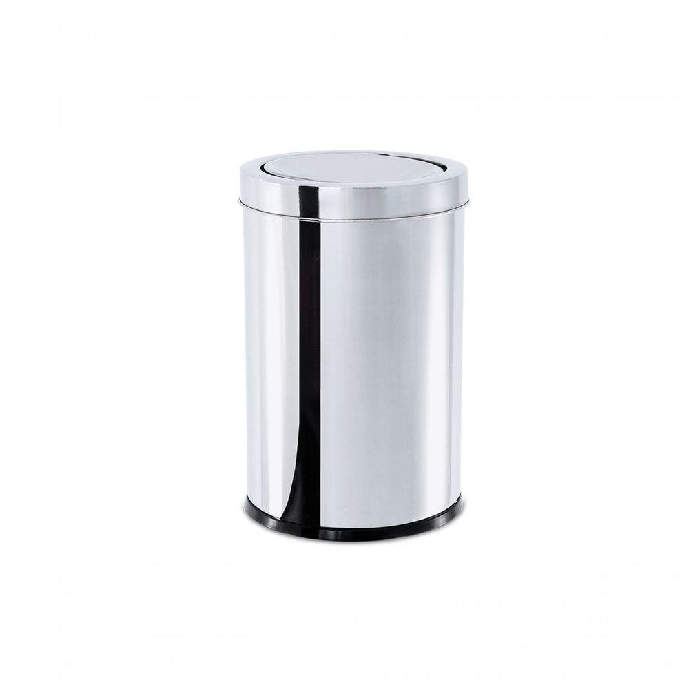 Lixeira Inox Tampa Basculante 21,2l Decorline 25x46cm