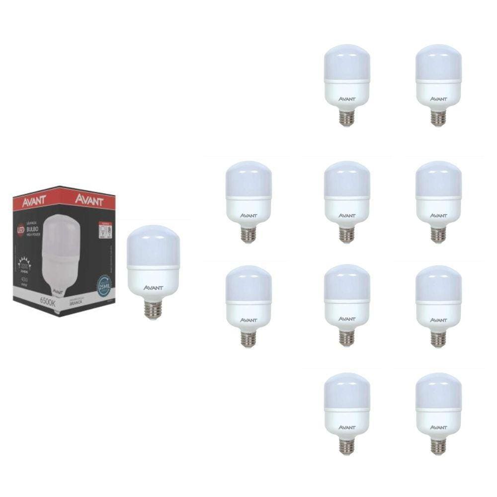 Lampada Led Bulbo 40W Bivolt Avant 10 Unidades