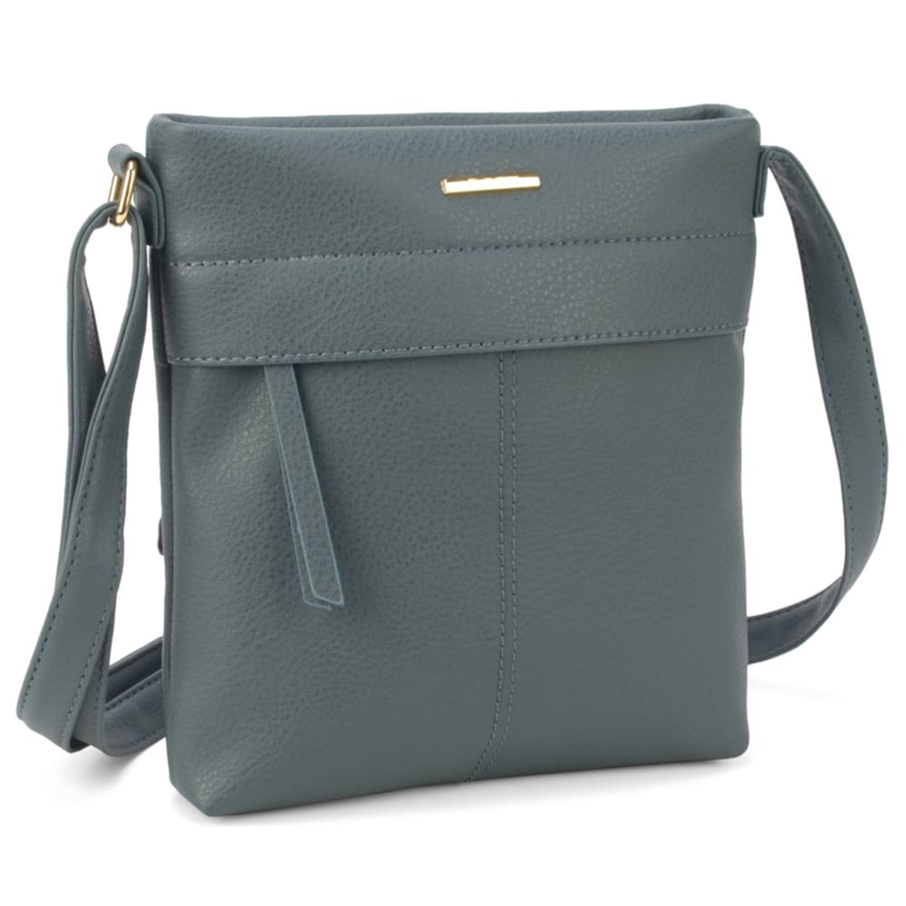 Bolsa Feminina Azul Premium com Alça Longa Transversal Gash