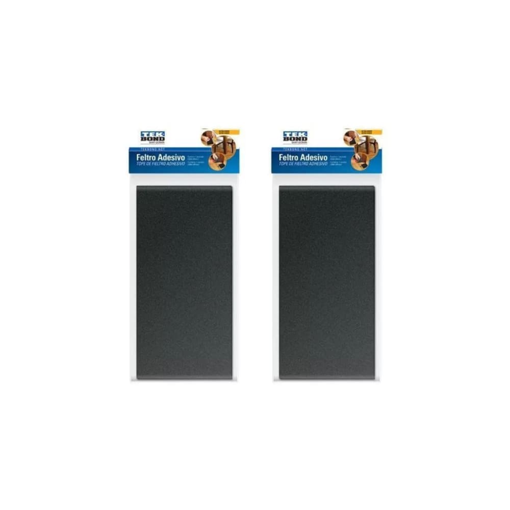 Kit Com 02 Feltro Grande Adesivo Protetor Para Móveis 200 X 100mm Auto Adesivo