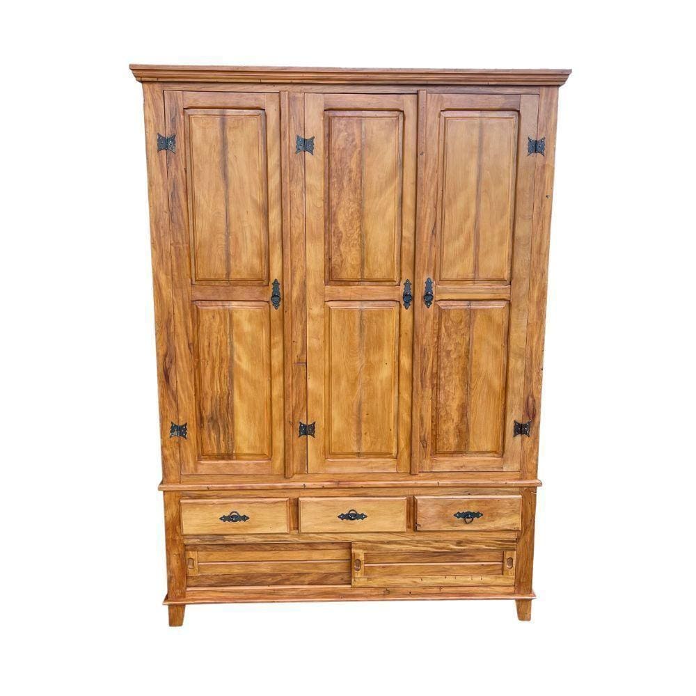 Guarda Roupa Madeira Maciça Solteiro Sudeste Rústico