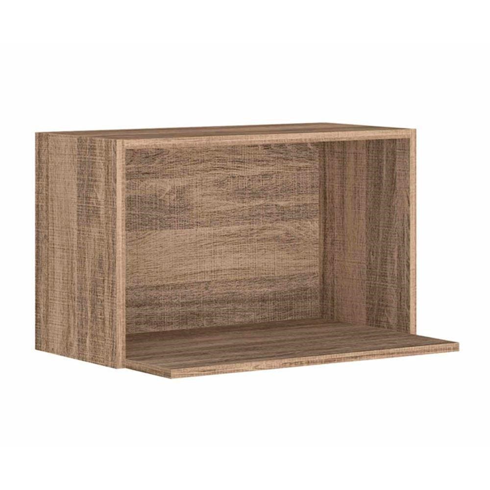 Armário Aéreo Micro-ondas Kali Premium 60cm Carvalho - Nicioli