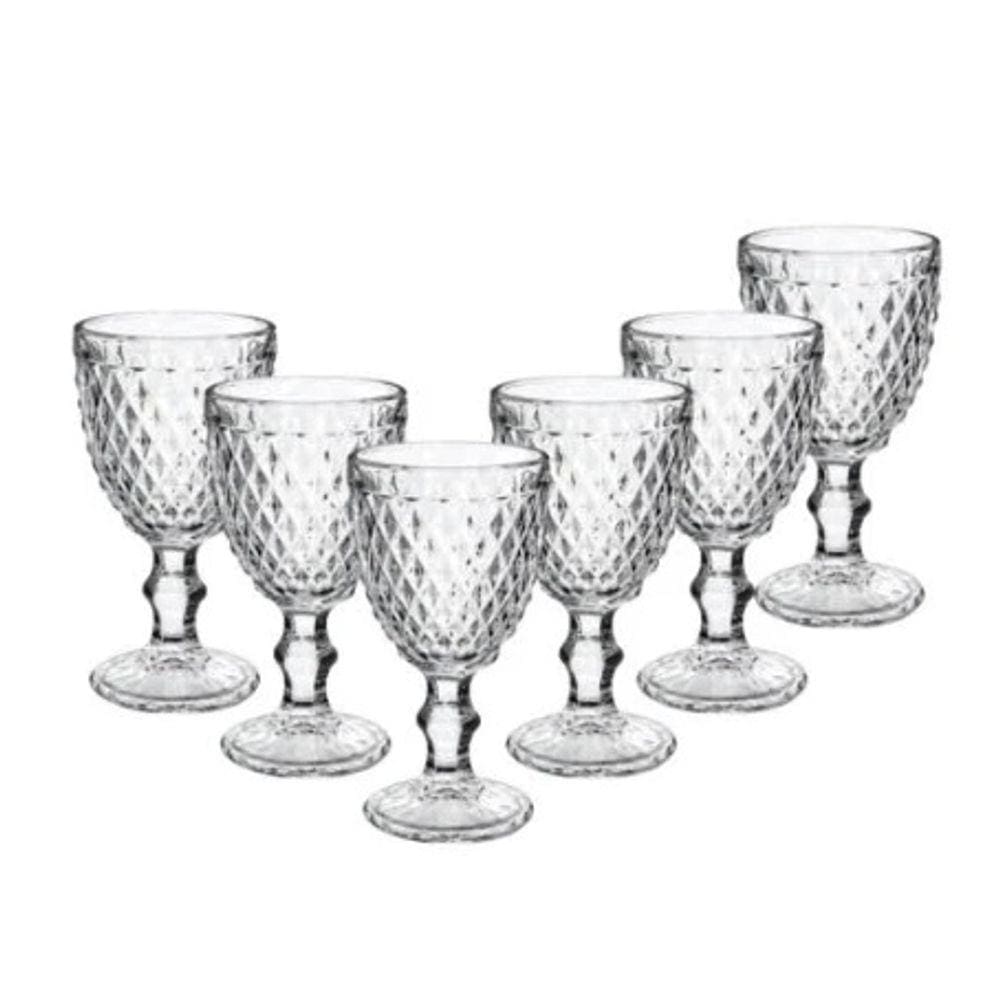 Taça para Água Vidro Bico de Abacaxi Lyor 260ml