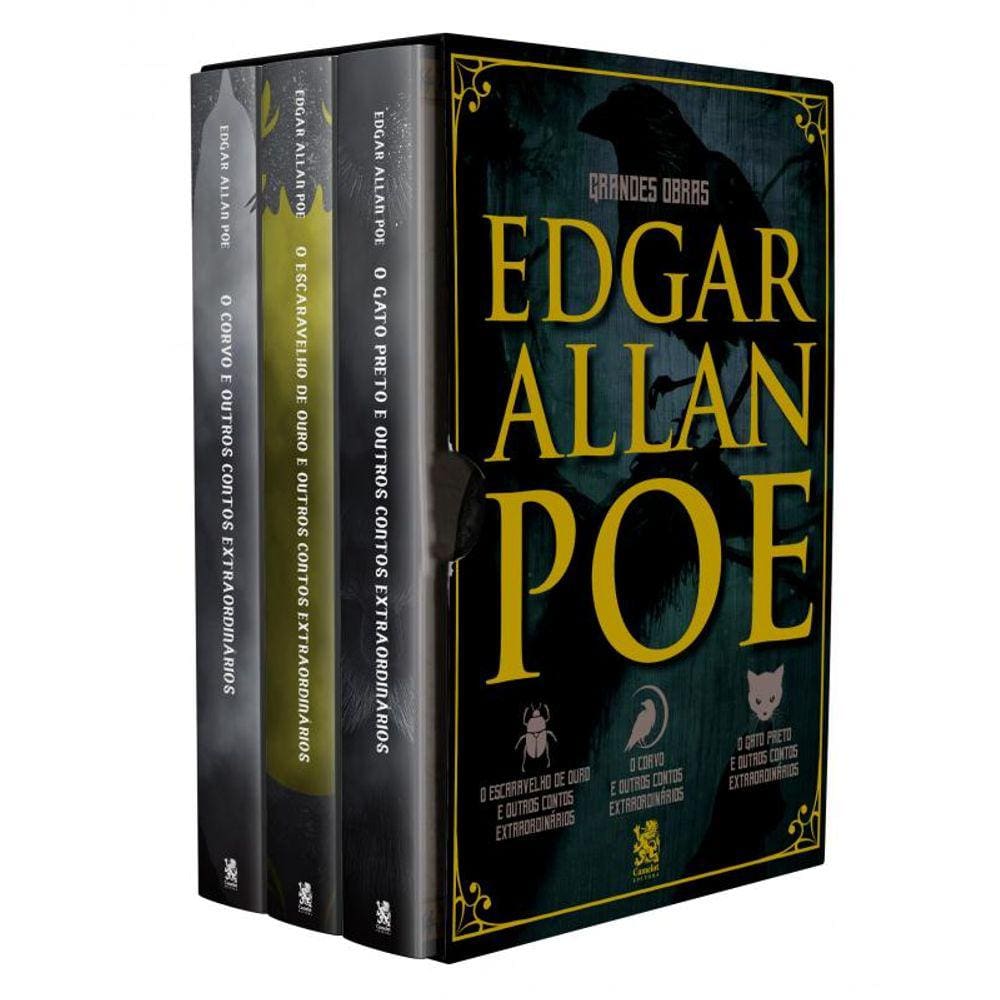Grandes Obras de Edgar Allan Poe - Box com 3 Livros