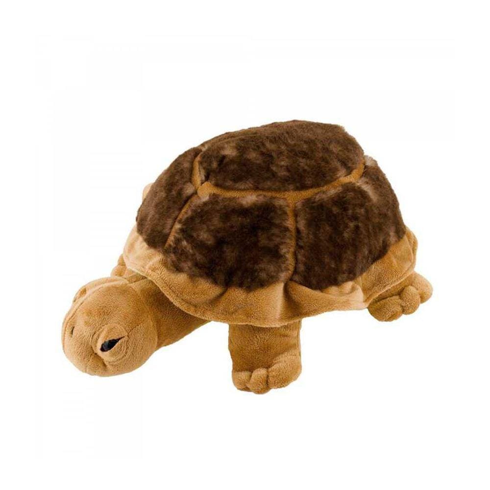 Tartaruga Realista Terrestre De Pelúcia Marrom Safari 40 Cm