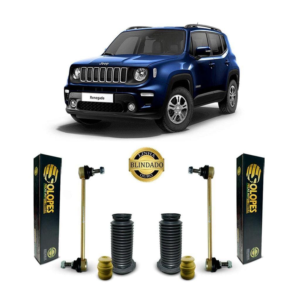 Kit Bieletas Traseira Jeep Renegade 18 19 Blindado