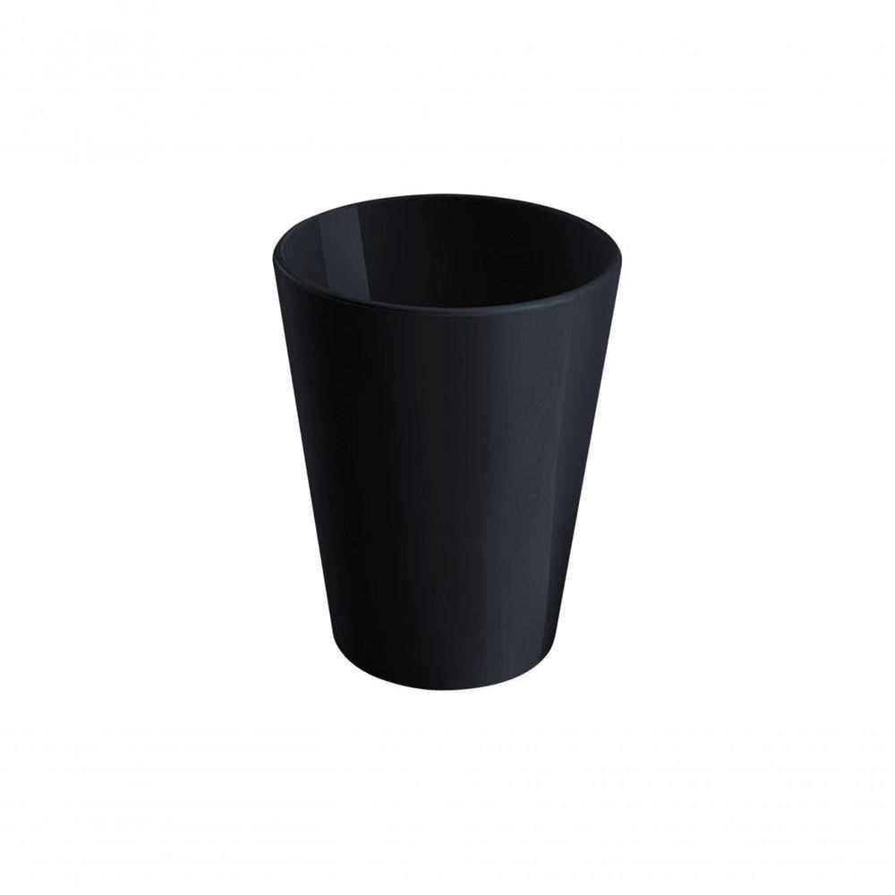 Copo Cônico Casual 8,4 X 8,4 X 10,7 Cm 300 Ml Preto Coza