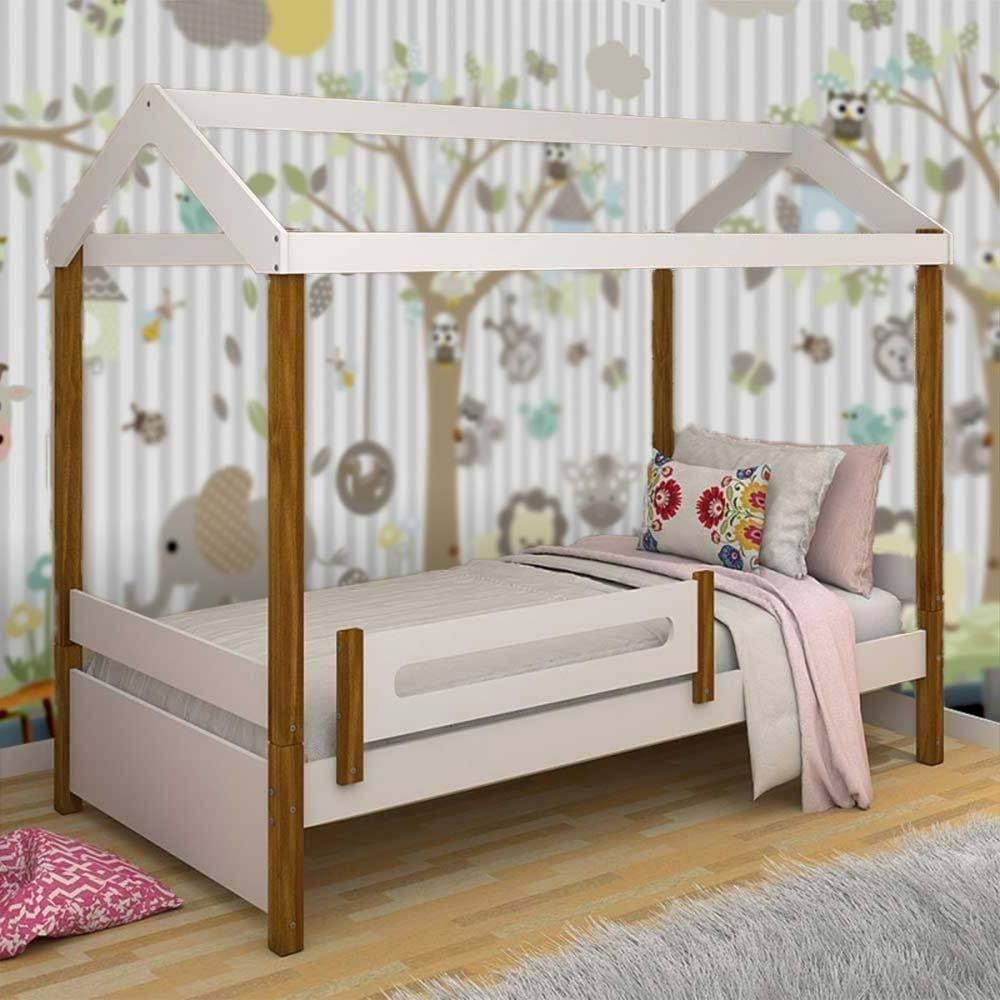 Cama Casa Eliz Branco/mel