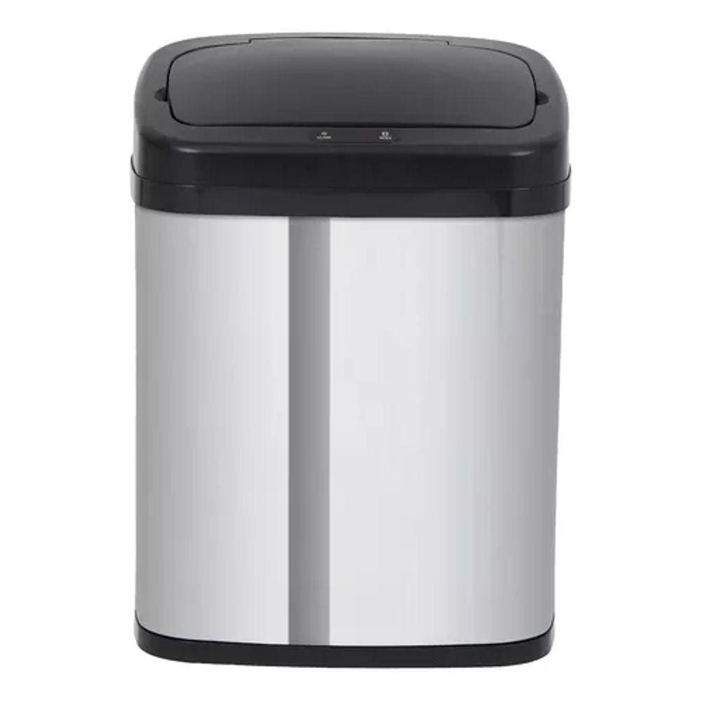 Lixeira Automática Aço C/ Sensor 20 Litros 38x32x24cm - Inox