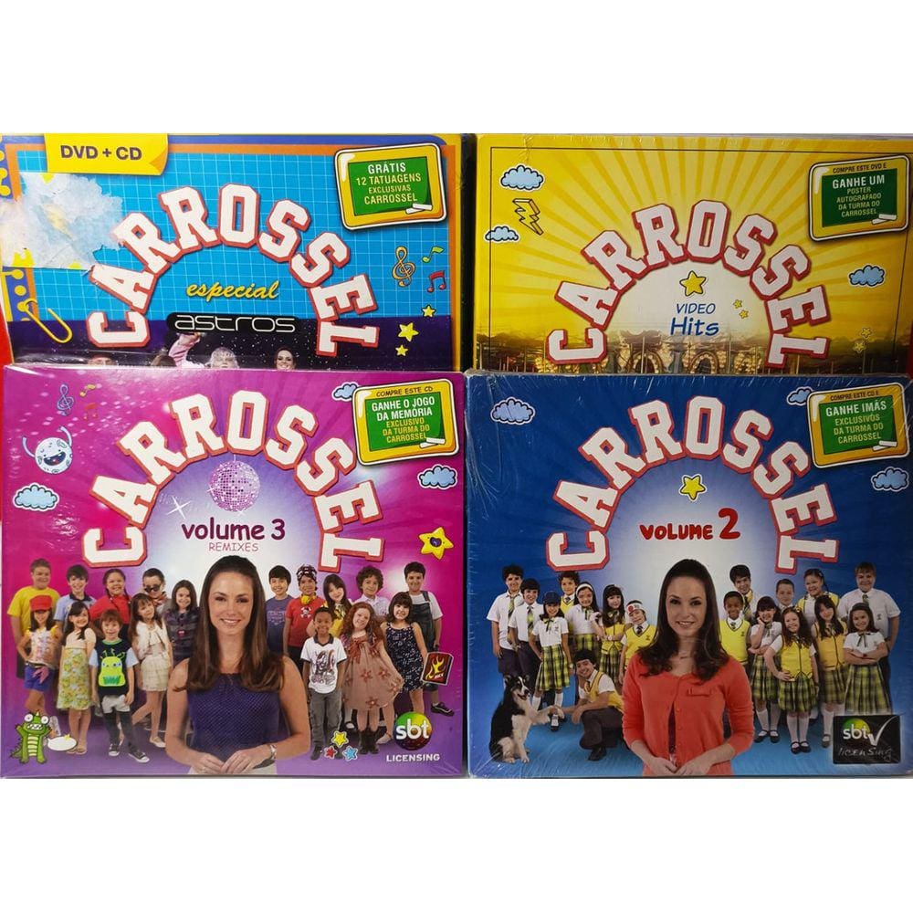 DVD Carrossel 2 Dvds + 2 Cds
