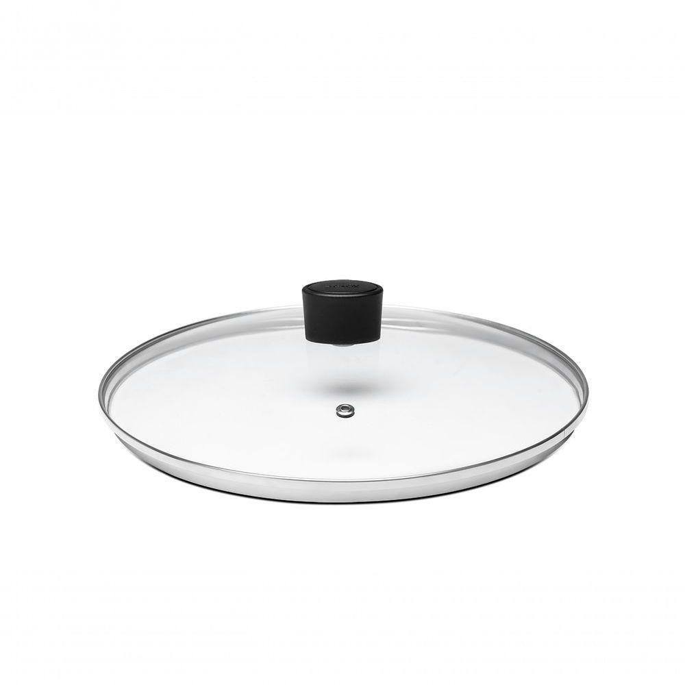 Tampa De Vidro - ø 28 Cm - Brinox 28 Cm Preto Brinox