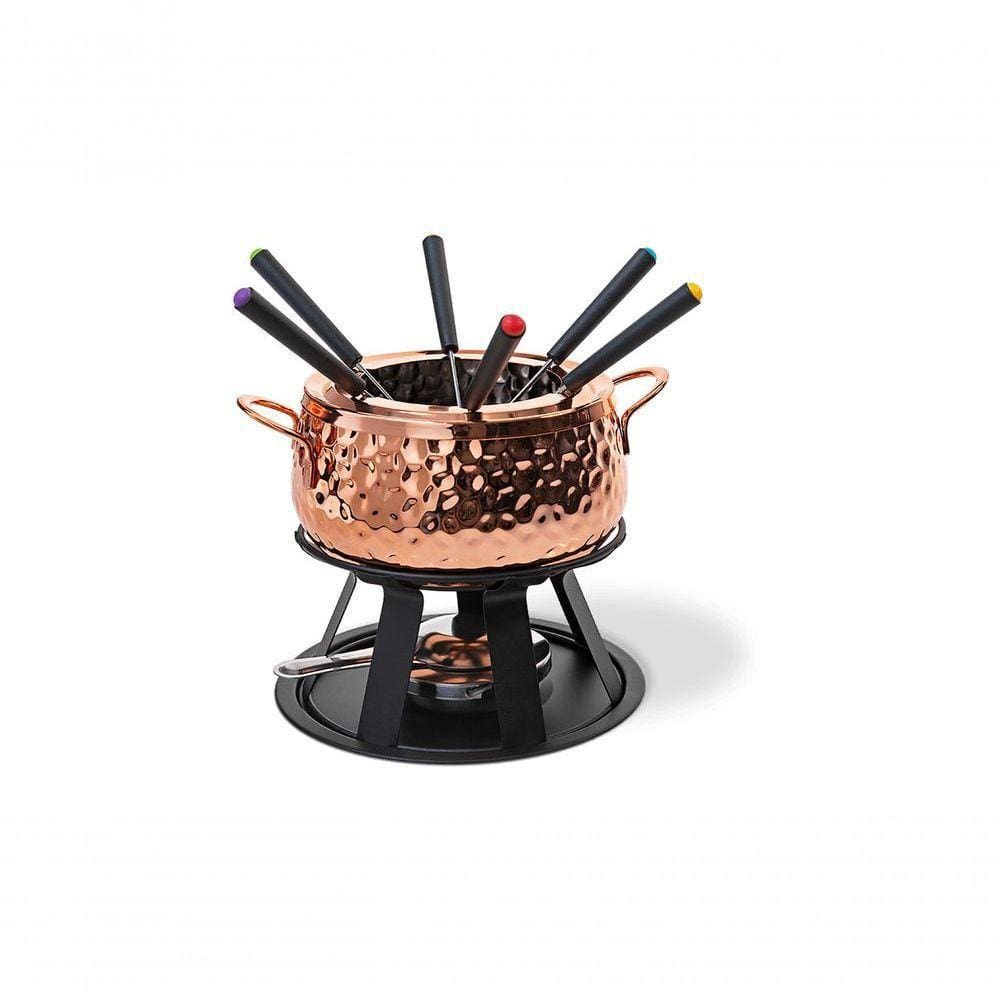 Conjunto Para Fondue 11 Peças Cobre Brinox