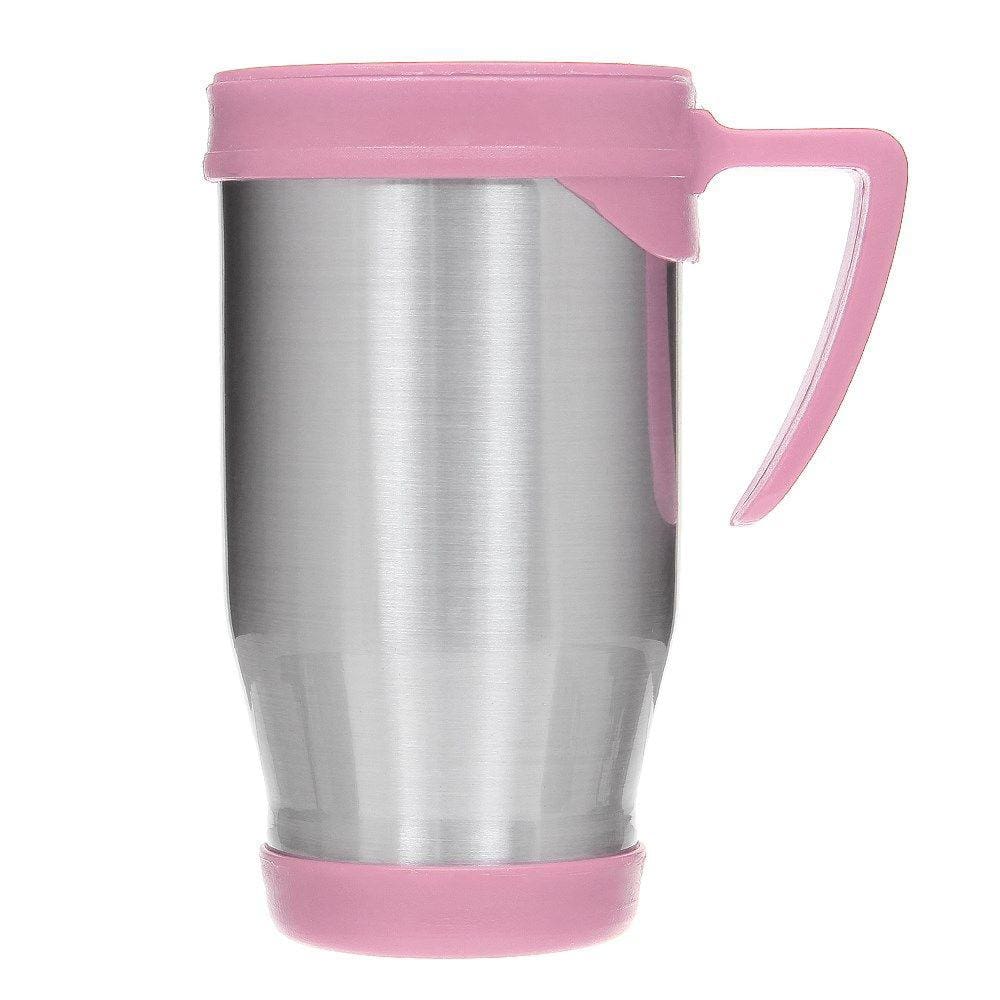 Caneca Semi Térmica Rosa Revestida em Aluminío Rodeo West 29067
