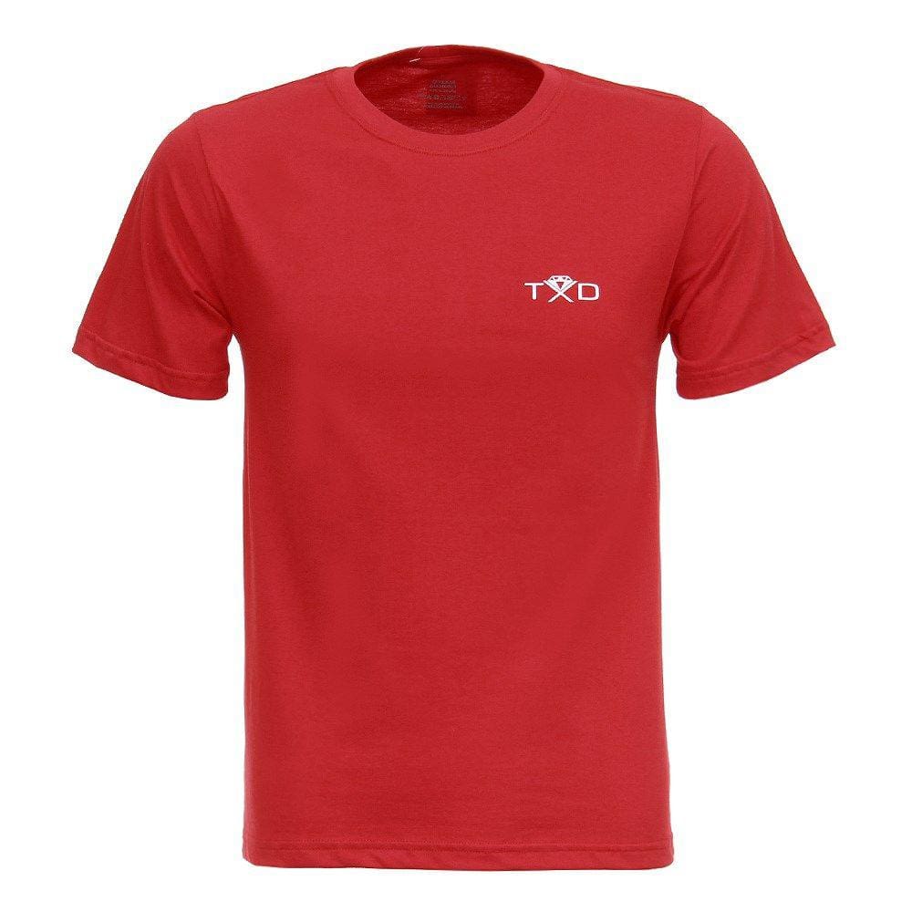 Camiseta Masculina Bull Rider Vermelha Texas Diamond 27847