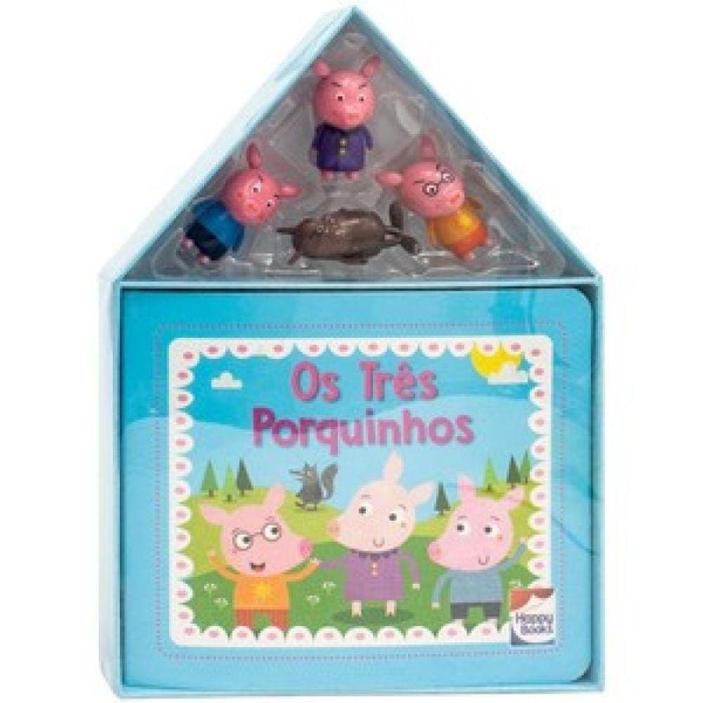 Livro-Casinha De Contos: Três Porquinhos, Os
