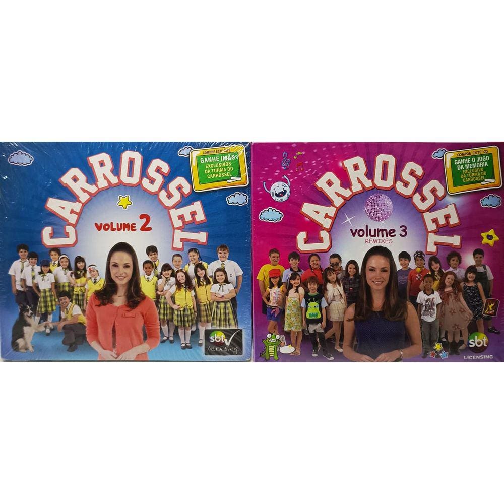 CD Carrossel - Volume 2 E 3- Varios