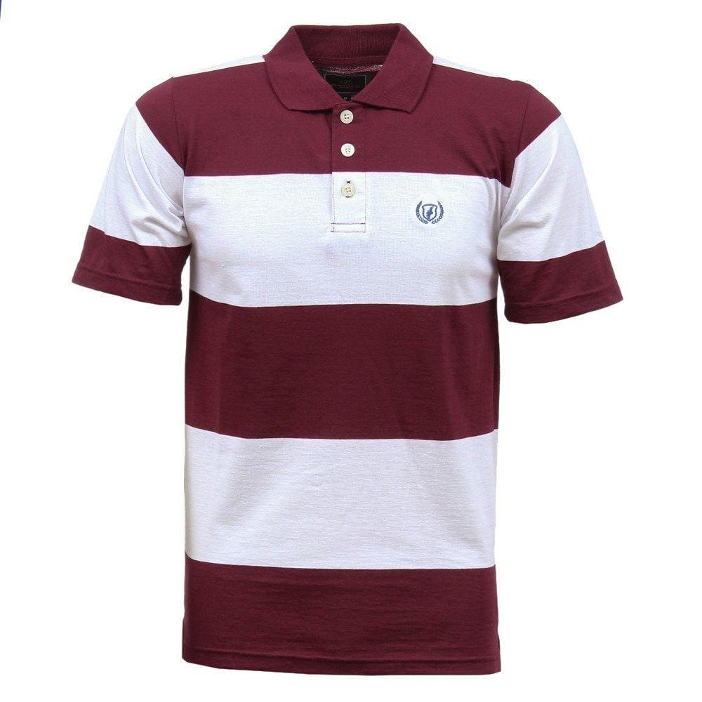 Camisa Masculina Gola Polo Vinho Dock`s 33045