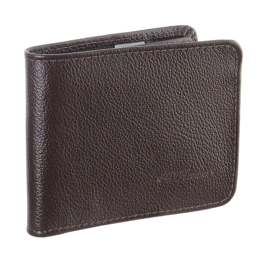 Carteira Masculina em Couro Marrom Escuro DH Couros 28621