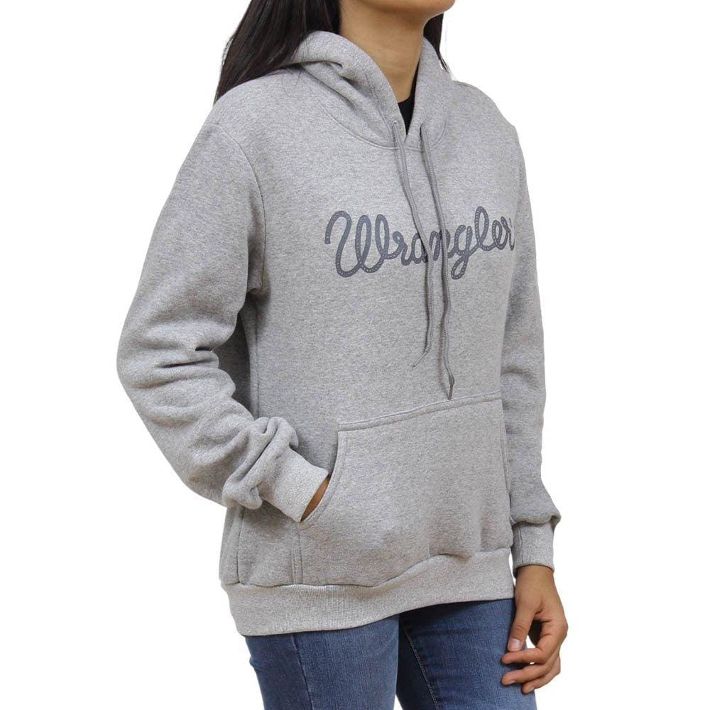 Moletom Feminino com Capuz Cinza Wrangler 33810