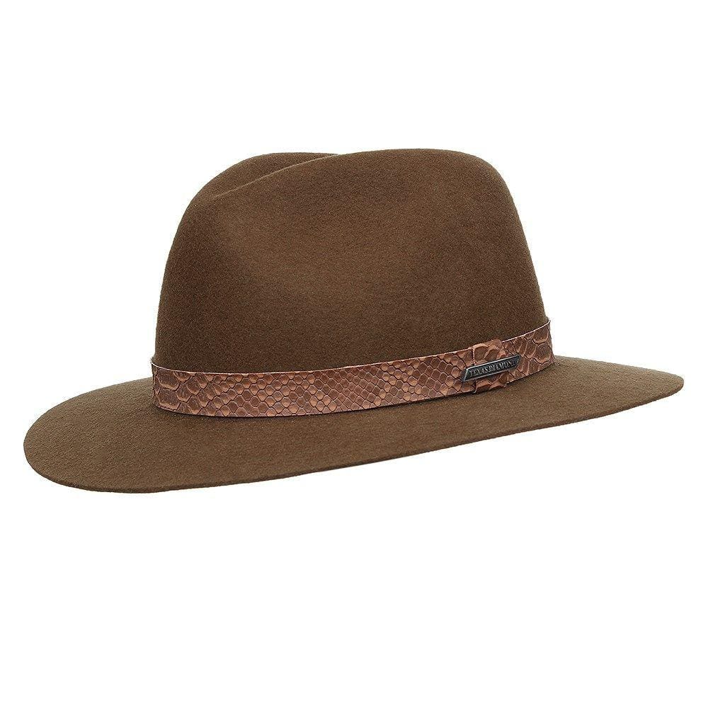 Chapéu Social Casual Texas Diamond Marrom 31571