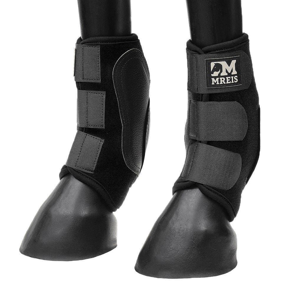 Skid Boot Médio para Cavalo em Neoprene Preto Mreis 31643