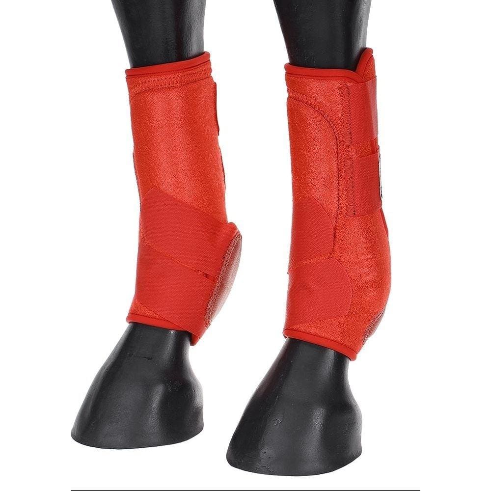 Splint Boot para Cavalo em Neoprene Vermelho Rodeo West 19677