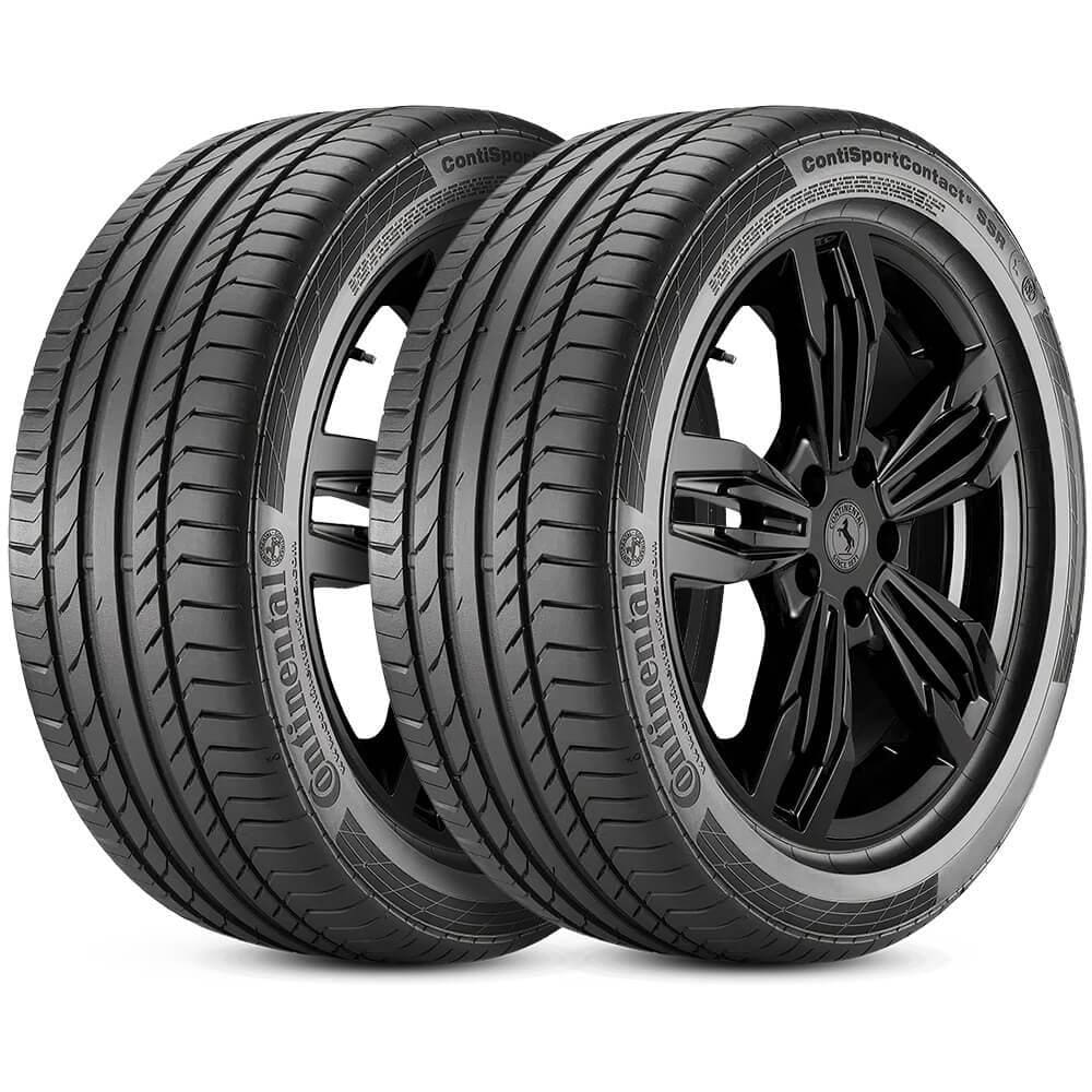 Kit 2 Pneu Continental 225/40r19 89y Contisportcontact 5 Ssr