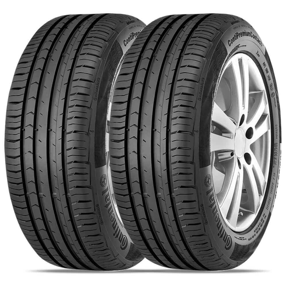 2 Pneu Continental 185/55r15 82v Tl Contipremiumcontact 5