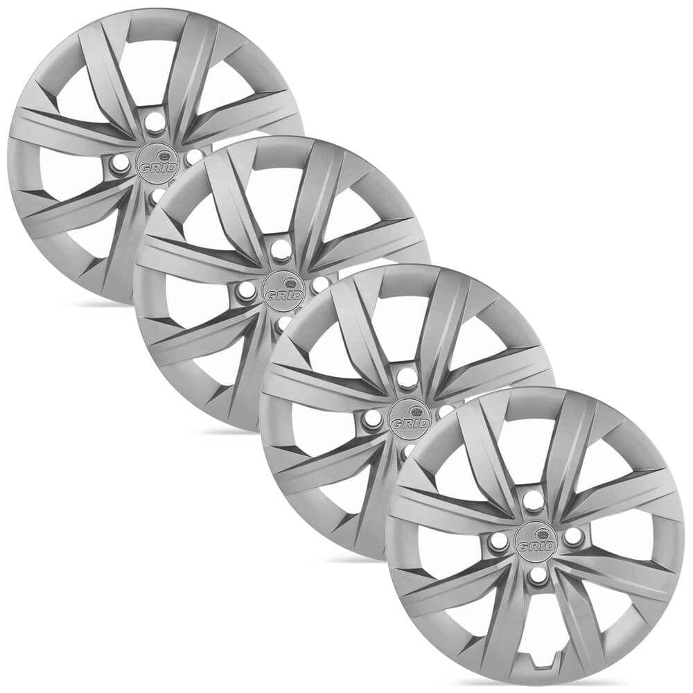 Jogo 4 Calota Modelo Original Gol G7 G8 Prata Aro 14 Grid